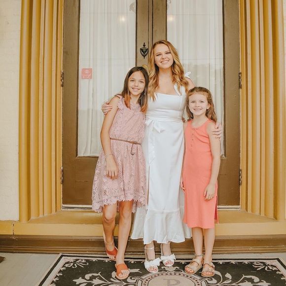 Show Me Your Mumu Garden Ruffle Midi Dress in White Ivory Luxe Satin - Picture 6 of 10